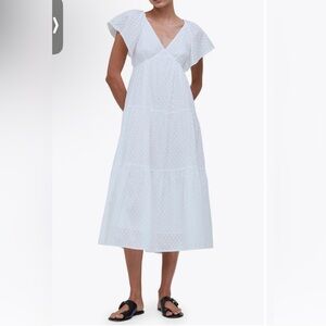 Madewell Flutter Sleeve maxi dress